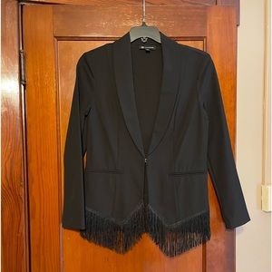 INC Fringed Blazer